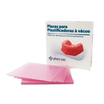 Cristal (PVC) - пластины термопластичные для вакуумформера, жесткие, 0,5 мм (20 шт.) | Bio-Art (Бразилия)