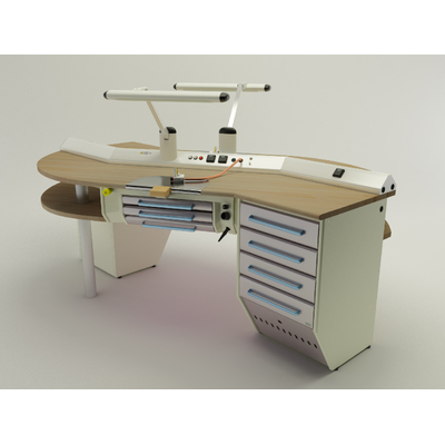 OPERATIVE 08 - стол зубного техника на два рабочих места| CATO (Италия)