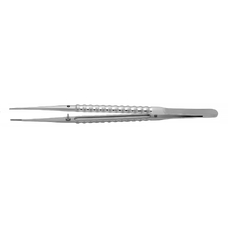 Micro forceps - атравматический микрохирургический прямой пинцет, с насечками, длина 173 мм, ширина 0,8 мм