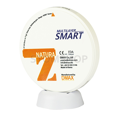 Multi Layer Smart - циркониевый диск прозрачный, белый, диаметр 98 мм | DMAX Co., Ltd (Ю. Корея)