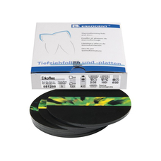 Erkoflex freestyle - термоформовочные пластины, цвет камуфляжная полоса, диаметр 120 мм, 5 шт.