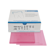 Erkoloc-pro - термоформовочные пластины, цвет розовый, 125×125 мм, 10 шт.
