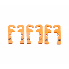 Protrusion Stop Set - набор протрузионных ограничителей, цвет оранжевый, 0,5 / 1,5 / 2,5 мм