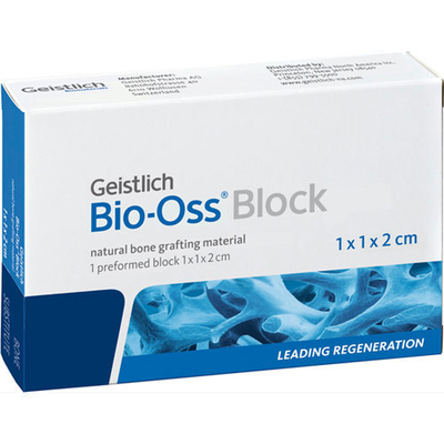 BIO-OSS BLOCK 1х1х2 см - материал для замещения костных дефектов | Geistlich Pharma (Швейцария)