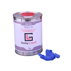 Gorky Liquid Dental Tray FL SLA - фотополимерная смола для стоматологии, цвет синий, 1 кг