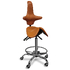 Gravitonus EZDuo Back - эргономичный стул-седло со спинкой, двуразделенное седло | Gravitonus (США - Россия)