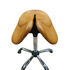Gravitonus EZDuo Country - эргономичный стул-седло, двуразделенное седло, твердая кожа | Gravitonus (США - Россия)