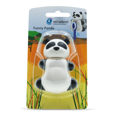Funny Panda (Панда) - гигиенический футляр для зубных щёток с дверками-защёлками | Hager & Werken (Германия)