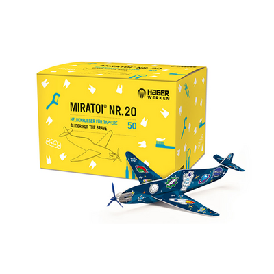 Miratoi №20 Планер для храбрых - мотивационный набор игрушек, самолеты из пенопласта, 50 шт. | Hager & Werken (Германия)