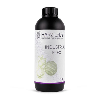 HARZ Labs Industrial Flex - фотополимерная смола для промышленного использования, цвет прозрачный, 1 кг | HARZ Labs (Россия)