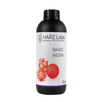 HARZ Labs Basic Resin - базовая фотополимерная смола, цвет красный, 1 кг | HARZ Labs (Россия)