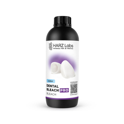 HARZ Labs Dental Bleach PRO - фотополимерная смола для стоматологии, цвет белый, 1 кг | HARZ Labs (Россия)