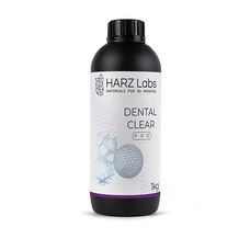HARZLabs Dental Clear PRO - фотополимерная смола для печати прозрачных сплинтов и капп, цвет прозрачный, 1 кг