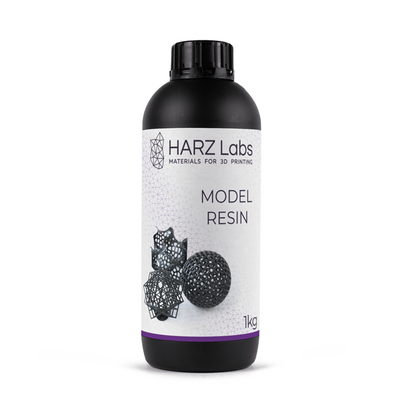 HARZ Labs Model Resin - фотополимерная смола, чёрный цвет, 1 кг | HARZ Labs (Россия)