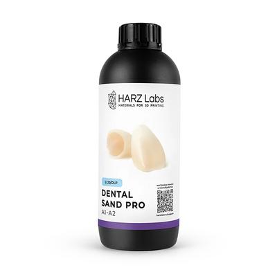 HARZ Labs Dental Sand PRO - фотополимерная смола, цвет A1-A2, 1 кг | HARZ Labs (Россия)