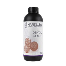 HARZ Labs Dental Peach - фотополимерная смола для печати дентальных мастер-моделей, цвет персиковый, 1 кг