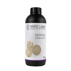 HARZ Labs Dental Sand A1-А2 - фотополимерная смола для стоматологии, цвет А1-А2 по шкале Вита, 1 кг