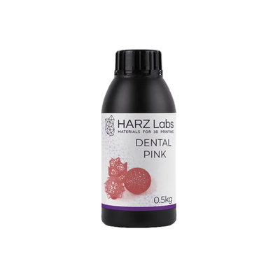 HARZ Labs Dental Pink - фотополимерная смола для демонстрационных стоматологических моделей десны, цвет розовый, 0.5 кг | HARZ Labs (Россия)