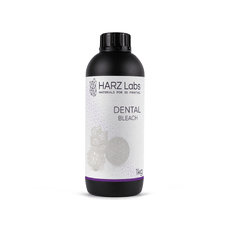 HARZ Labs Dental Bleach - фотополимерная смола для изготовления мостов и временных коронок, белый цвет, 1 кг
