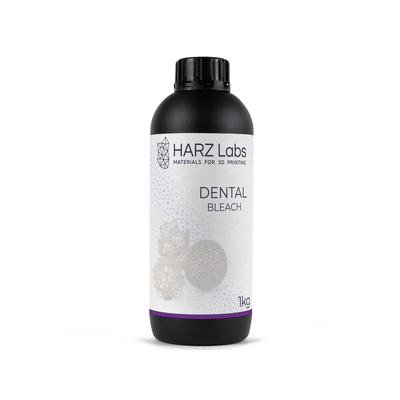HARZ Labs Dental Bleach - фотополимерная смола для изготовления мостов и временных коронок, белый цвет, 1 кг | HARZ Labs (Россия)
