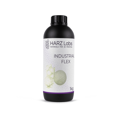 HARZ Labs Industrial Flex - фотополимерная смола для изготовления функциональных моделей, натуральный цвет, 1 кг | HARZ Labs (Россия)