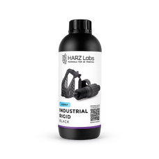HARZ Labs Industrial Rigid Black - фотополимерная смола для изготовления инженерных моделей, черный цвет, 1 кг