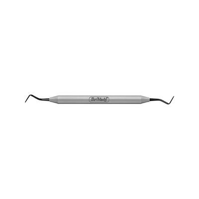 TNMASS1 - нож эмалевый Massironi, двухсторонний, изогнутый, 1,2 мм, с гладкой ручкой | Hu-Friedy (США)