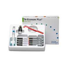 Te-Econom Plus - светоотверждаемый рентгеноконтрастный гибридный композит, набор 4 шприца
