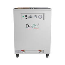 DA7001DCS - безмасляный компрессор для одной стоматологической установки, с осушителем, с кожухом, с ресивером 30 л, 78 л/мин