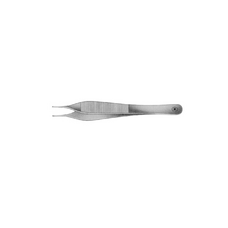 HSC 232-12 - пинцет хирургический Micro-Adson, 1:2 Haken, прямой, тонкий, 120 мм