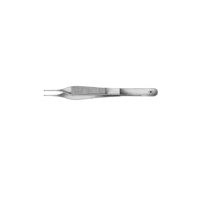 HSC 233-15 - пинцет хирургический Micro-Adson, 1:2 Haken, прямой, тонкий, 150 мм | Karl Hammacher GmbH (Германия)