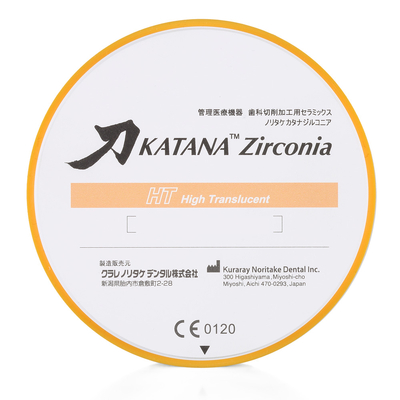 Katana ZR HT - заготовка из диоксида циркония с высокой прозрачностью | Kuraray Noritake (Япония)