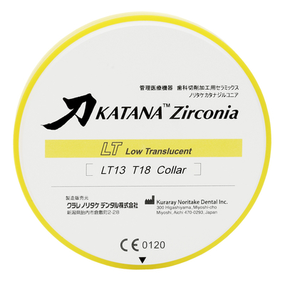 Katana ZR LT - заготовка из диоксида циркония с низкой прозрачностью | Kuraray Noritake (Япония)