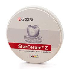 StarCeram Z-Al-Med HD - заготовка из диоксида циркония, прозрачная, белая, диаметр 98 мм