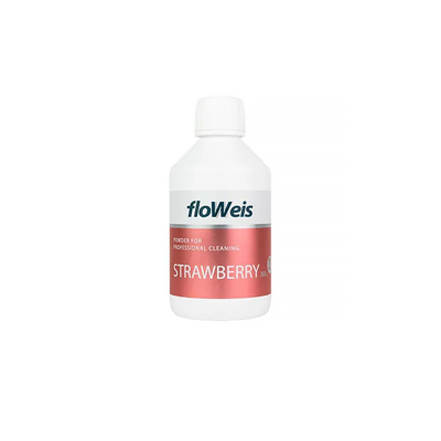 FloWeis Strawberry - профилактический порошок для аппаратов Air Flow на основе бикарбоната натрия, 30-40 мкм, со вкусом клубники, 300 г | Nanoplant (Германия)