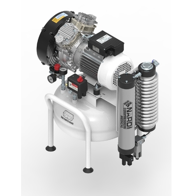 EXTREME 2D 25L - безмасляный компрессор без кожуха, с ресивером 25 л | Nardi Compressori S.r.l. (Италия)