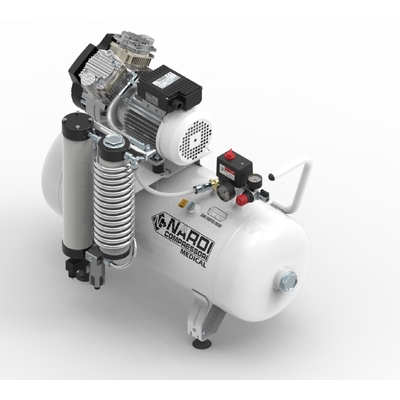 EXTREME 3D 50L - безмасляный компрессор без кожуха, с ресивером 50 л | Nardi Compressori S.r.l. (Италия)