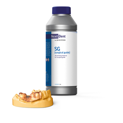 Nextdent SG - фотополимер для печати хирургических шаблонов, оранжевый, 1 кг | NextDent (Нидерланды)