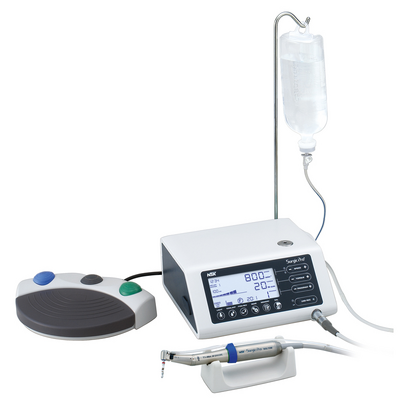 Surgic Pro+ OPT - хирургический аппарат (физиодиспенсер) с разборным наконечником Ti-Max X-DSG20L, с оптикой и с функцией записи данных на USB носитель | NSK Nakanishi (Япония)