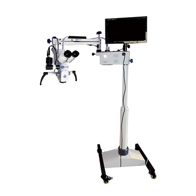 Vision 5 Plus 0-180 - дентальный операционный микроскоп с изменяемым углом наклона тубуса 0-180°, 5-ти ступенчатым увеличением, HD-видеофиксацией и галогенным светом | Bino Scientific (Индия)
