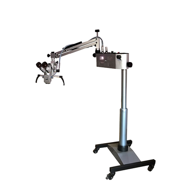 Vision 5 Silver - дентальный операционный микроскоп с 5-ти ступенчатым увеличением, HD-видеофиксацией и галогенным освещением | Bino Scientific (Индия)