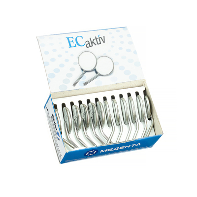 EC Aktiv - одностороннее стоматологическое зеркало плоское, размер 5/24, 12 шт. | Röder Dentalinstrumente (Германия)