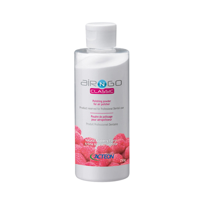Air-N-Go Classic Powder Raspberry - порошок для струйного полирования и чистки зубов, вкус малины, 250 г | Satelec Acteon Group (Франция)