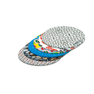 BIOPLAST Xtreme Deco – термоформовочные пластины, цветные, диаметр 125 мм, толщина 5 мм, 5 шт. | Scheu Dental (Германия)