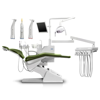 Комплект: стоматологическая установка с нижней подачей инструментов Siger U200 + набор наконечников NSK