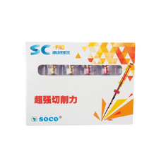 SOCO SC PRO - машинные файлы с памятью формы, длина 19-31 мм, 6 шт.