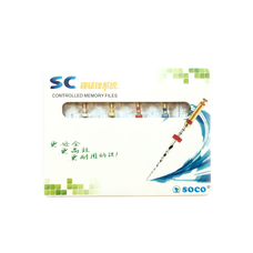 SOCO SC - машинные файлы с памятью формы, длина 19-31 мм, 6 шт.