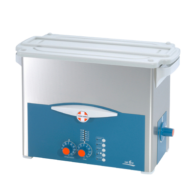 SW 6 H - ультразвуковая ванна в комплекте с крышкой и корзиной, с подогревом, 5,75 л | Sonoswiss AG (Швейцария)