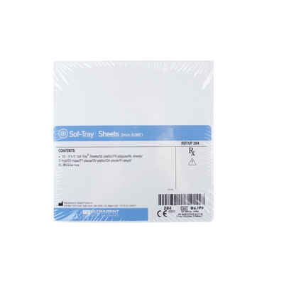 Sof-Tray sheet - пластины для вакуумформера, 2,0 мм (20 шт.) | Ultradent (США)