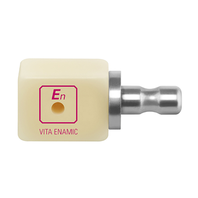 VITA ENAMIC IS-16 HT - блок-заготовка из гибридной керамики для CAD/CAM, для реставраций с опорой на имплант, 18x16x18 мм, 5 шт. | VITA (Германия)